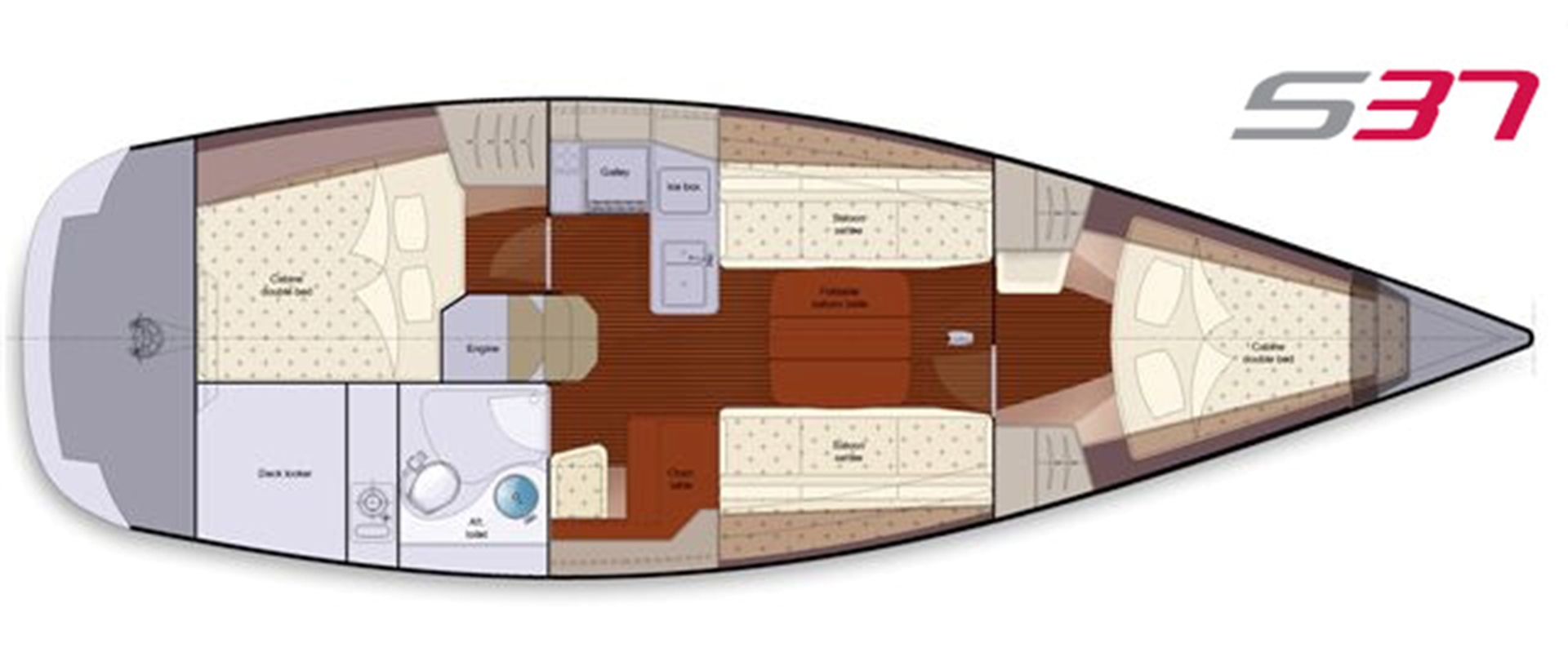 Salona 37 2008 - EU VAT Paid. Performance and comfortable living space combined. #3
