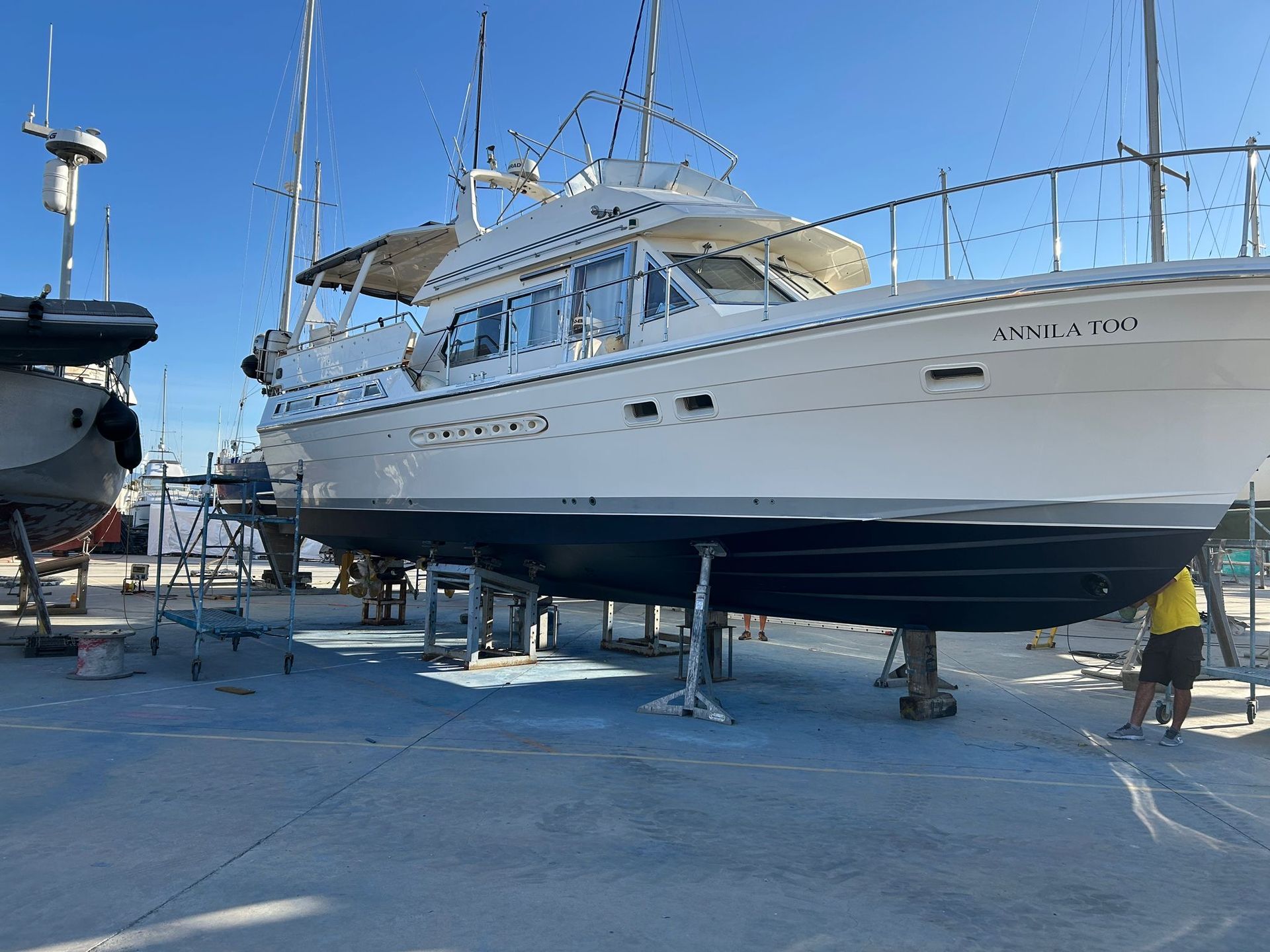 Haulout May 2025 - Antifoul, annodes etc
