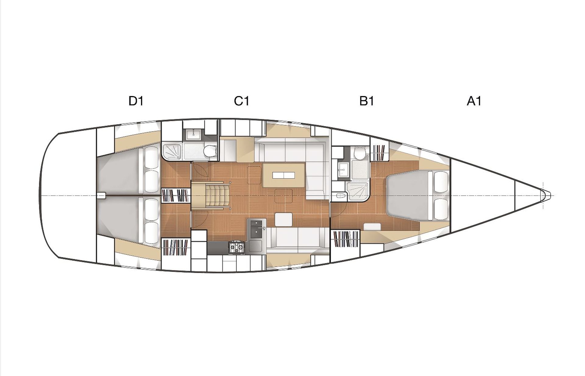 Hanse 545 #11