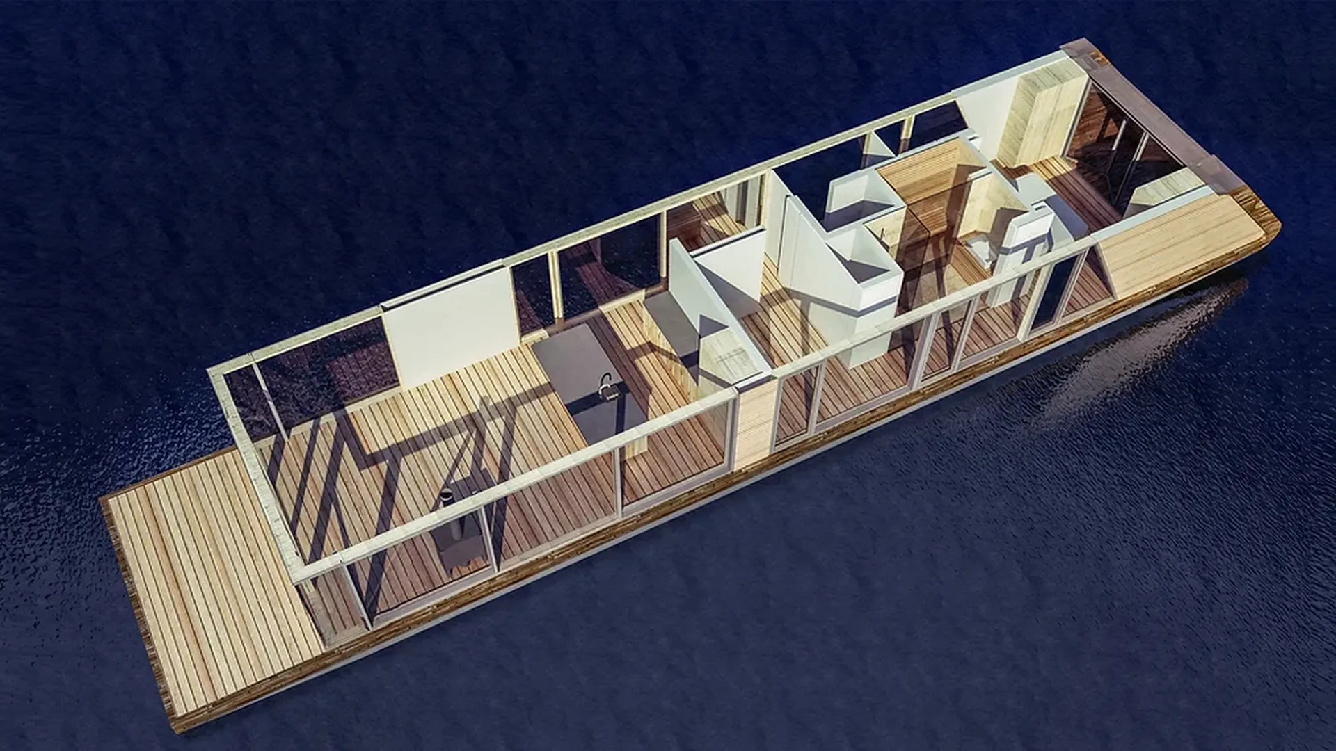 Waterloft Ohana Eksklusiv Sejlende Husb d Wohnschiff 2022 B d Waterloft Ohana Eksklusiv Sejlende Husb d Wohnschiff 2022 B d