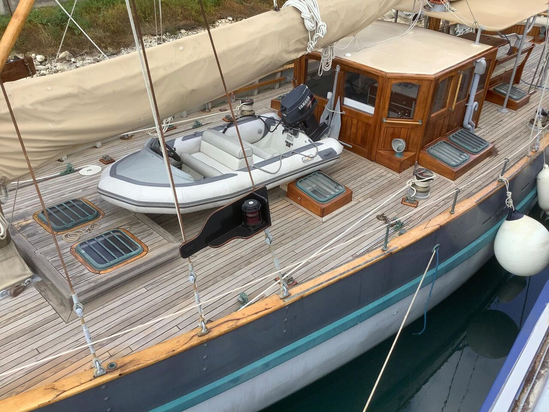 Stunning GRP (Fiberglas) Blue Water Cruiser in a historical Classic design, delivered 2012 #6