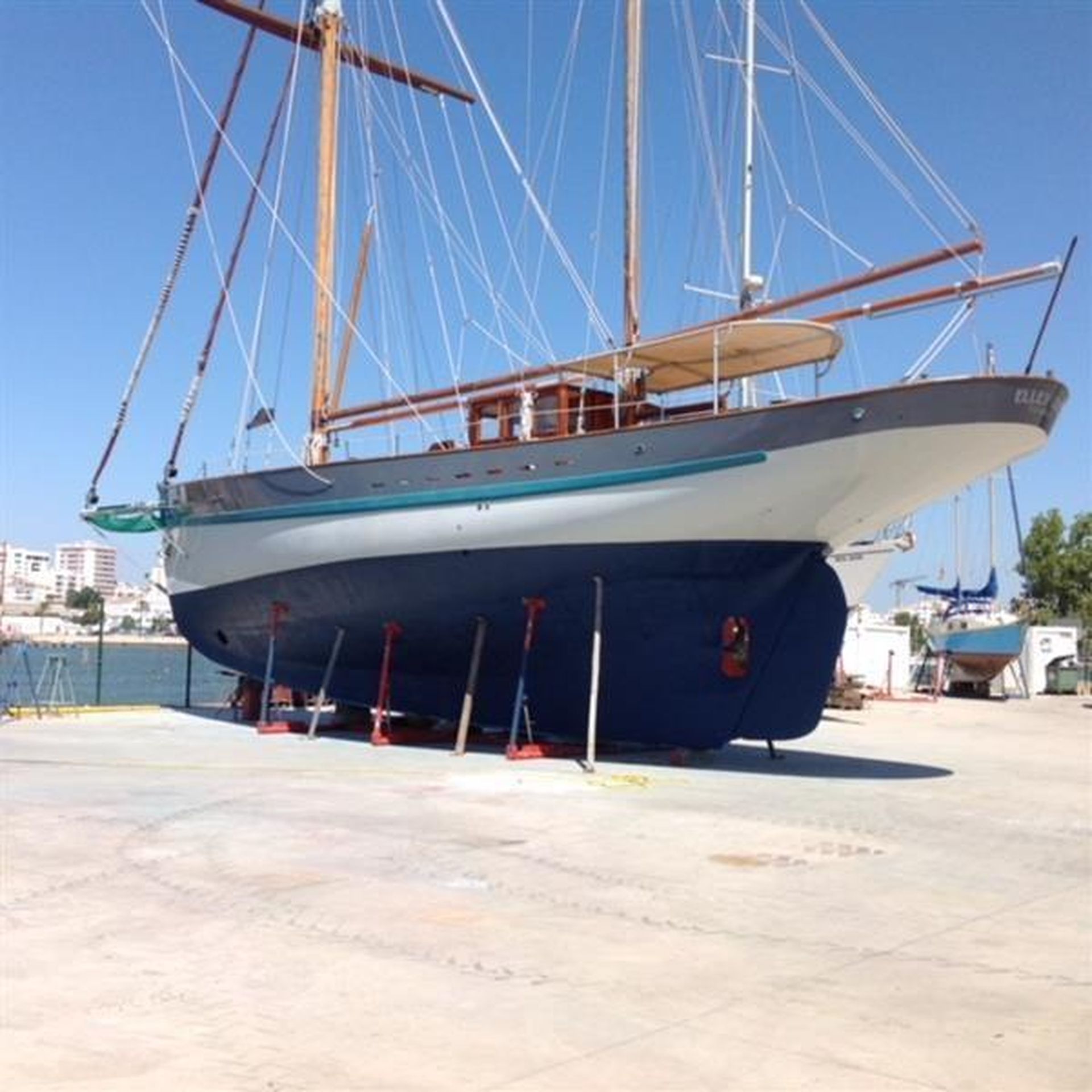 Stunning GRP (Fiberglas) Blue Water Cruiser in a historical Classic design, delivered 2012 #5