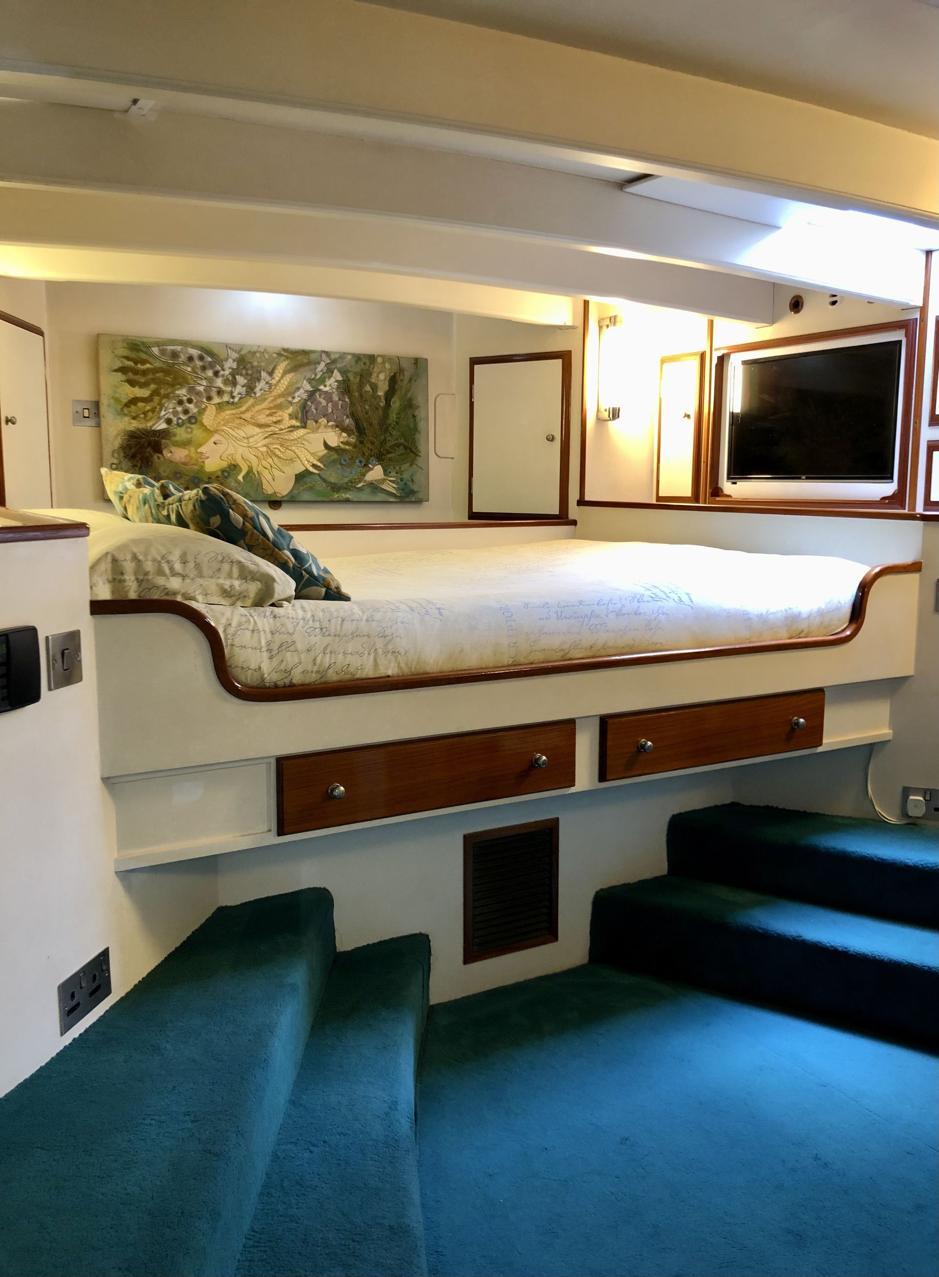 Stunning GRP (Fiberglas) Blue Water Cruiser in a historical Classic design, delivered 2012 #43