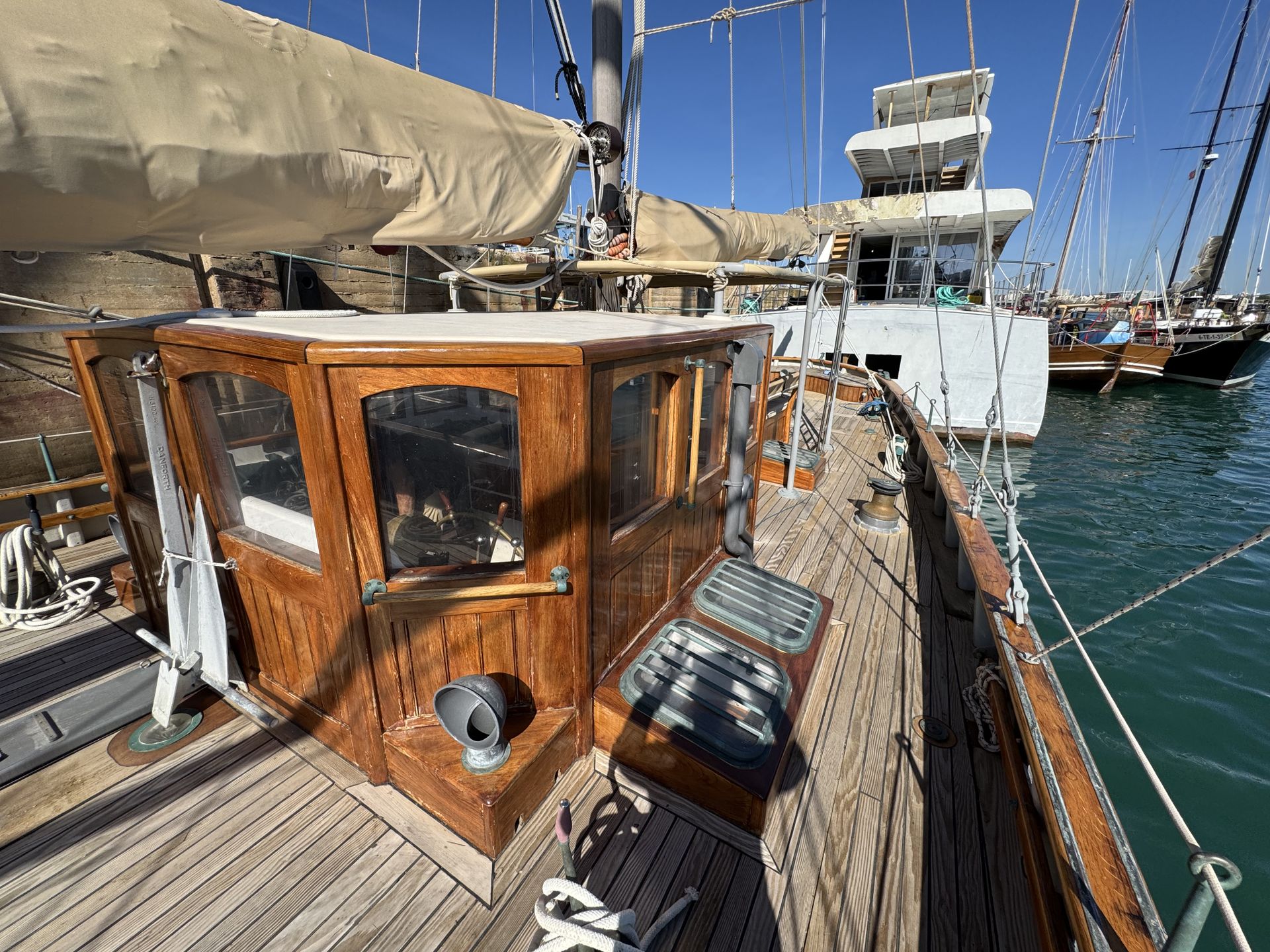 Stunning GRP (Fiberglas) Blue Water Cruiser in a historical Classic design, delivered 2012 #23