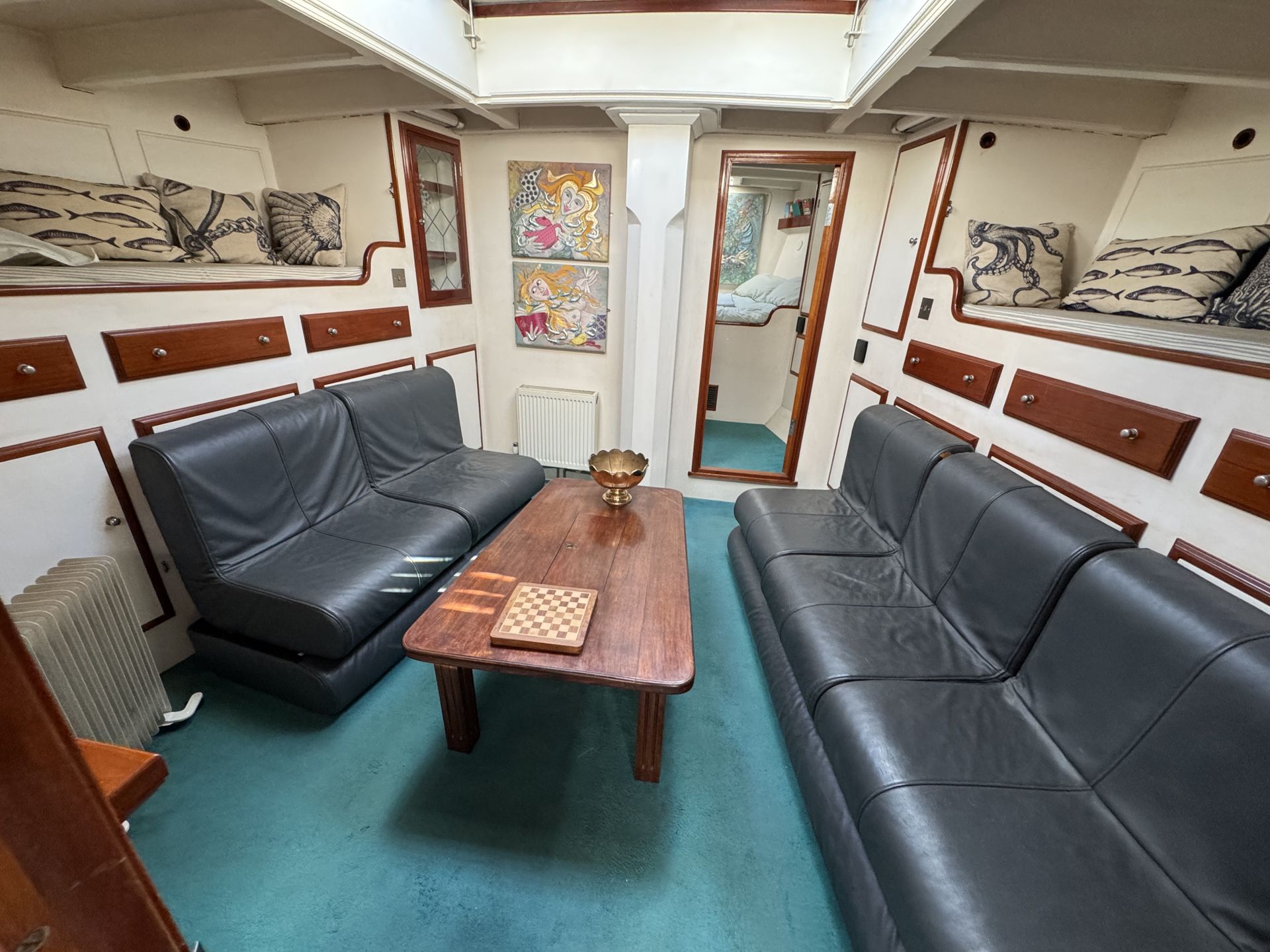 Stunning GRP (Fiberglas) Blue Water Cruiser in a historical Classic design, delivered 2012 #24