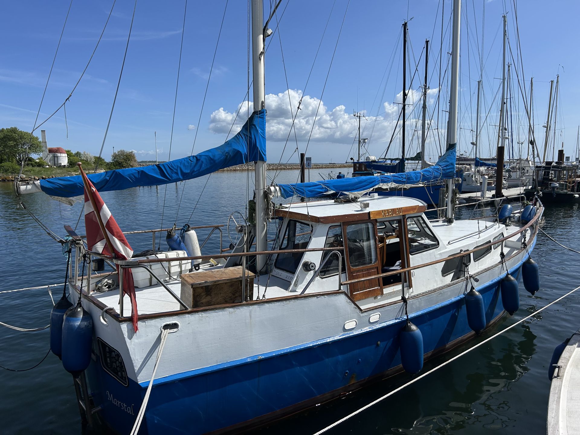 ketch 2 mastet stål #36