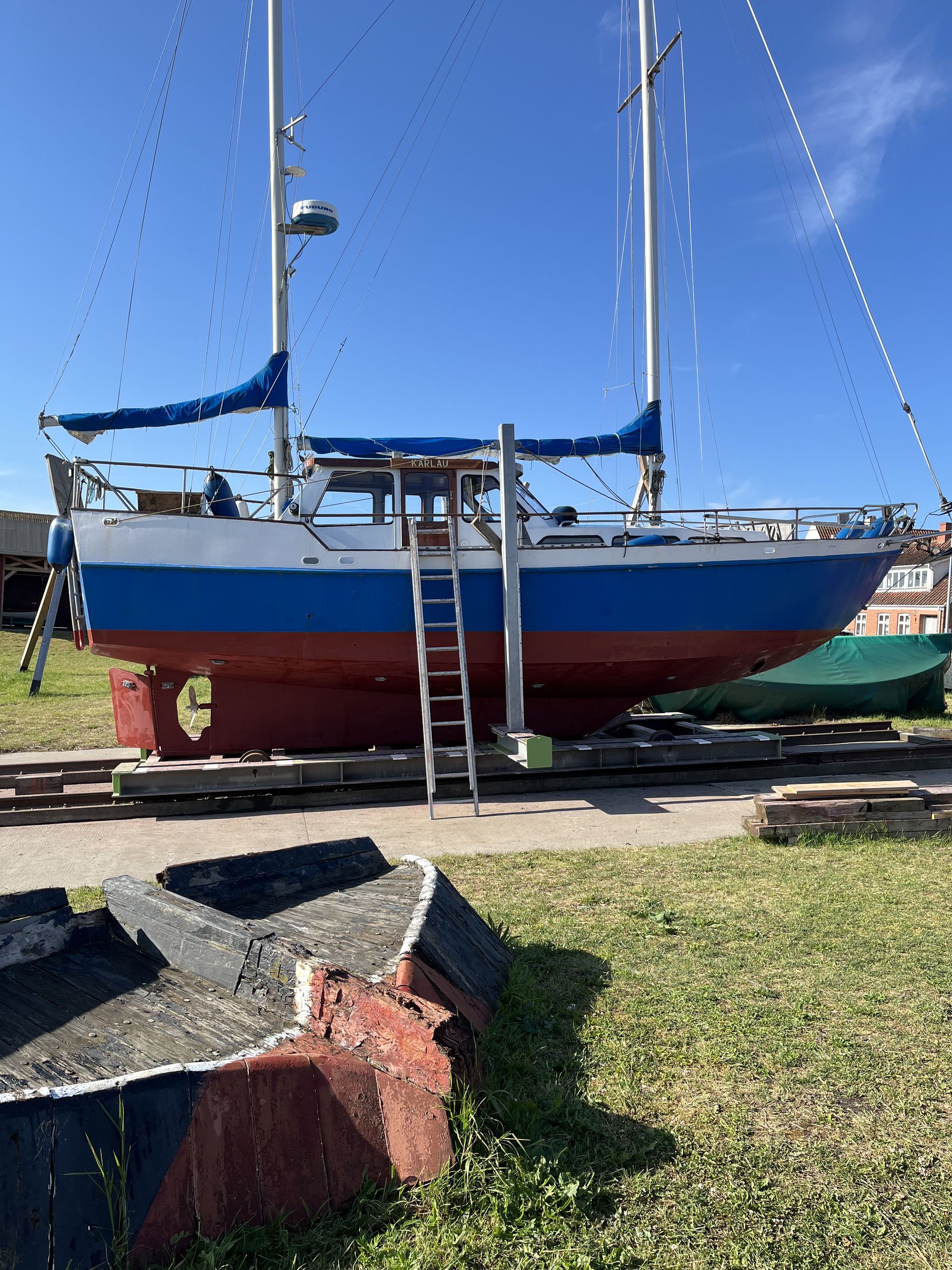 ketch 2 mastet stål #41