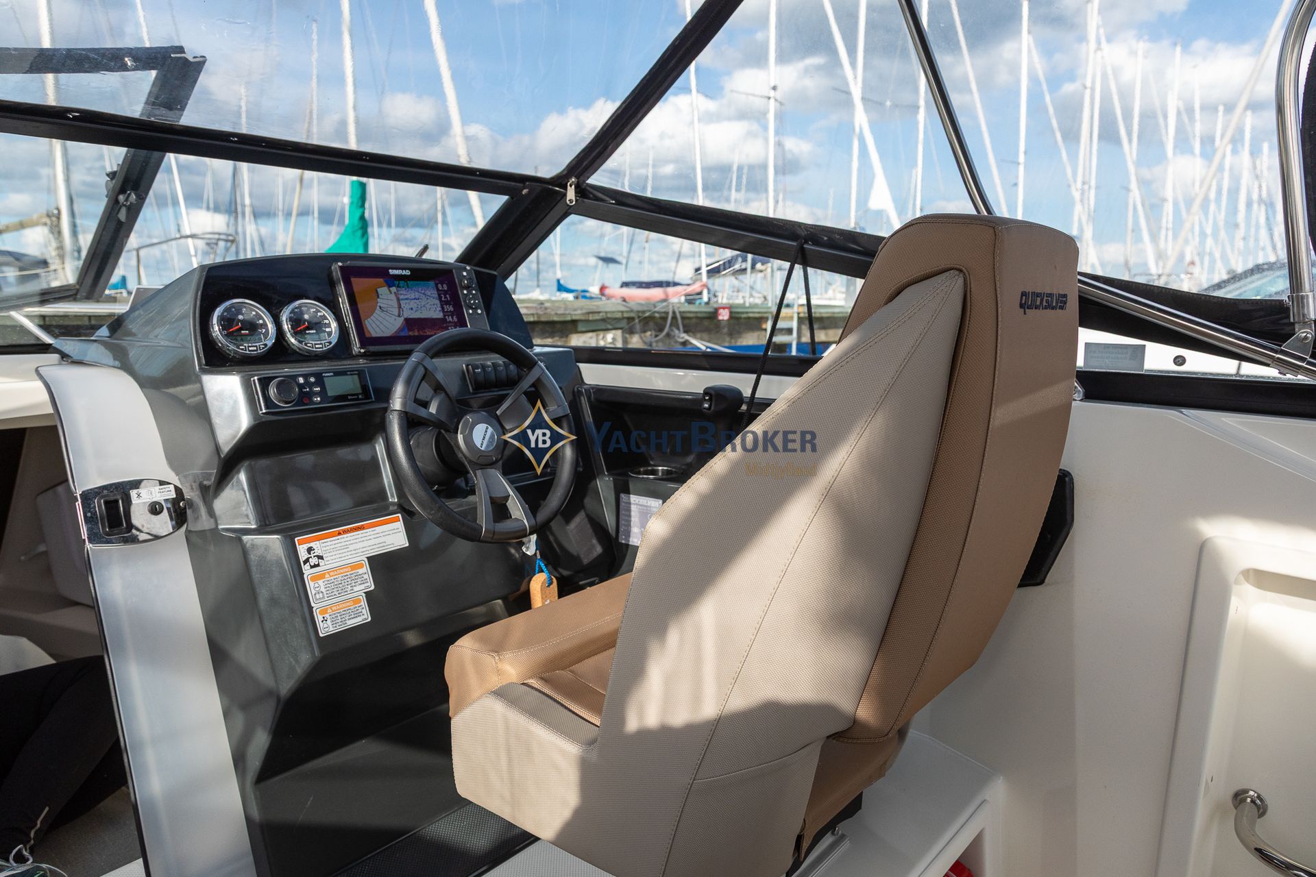 Rigtig fin Quicksilver 675 Activ Cruiser #19